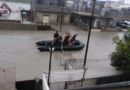 بالصور .. الموصل تغرق بعد موجة امطار قوية