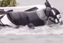 جاكي شان ينجو من الغرق بعد إنقلاب قارب نفاث كان يركبه أثناء تصوير فيلمه الجديد
