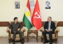نيجيرفان بارزاني رئيس اقليم كردستان يزور مقر الحزب الشيوعي في اربيل