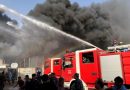 النقل تخمد حريقا اندلع في مدرسة أهلية وسط البصرة