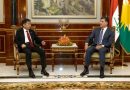 نجيرفان بارزاني يبحث مع السفير الياباني الوضع السياسي في العراق