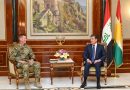 نجيرفان بارزاني يستقبل قائد قوات التحالف في العراق وسوريا