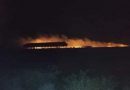 الدفاع المدني يخمد حريقا في محيط قاعدة سبايكر