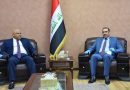 عمار الجبر يتلقي وزير التخطيط ويدعوه لتقديم الدعم للمحافظة