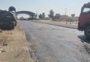 قطع طريق كركوك – اربيل بسبب صيانة الشارع الفاصل بين المحافظتين