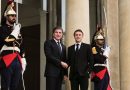 الرئيس الفرنسي يستقبل رئيس اقليم كردستان في قصر الاليزيه