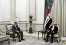 رئيس الجمهورية يؤكد خلال لقائه نقيب الصحفيين العراقيين تقديره للاسرة  الصحفية في تبني الاعلام الوطني الهادف
