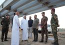 محافظ صلاح الدين يتفقد موقع عمل جسر الضلوعية الكونكريتي ويوجه بزيادة وتيرة العمل بعد توفير المبالغ المخصصة له