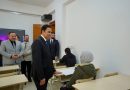 الدخيل يتفقد ثانوية نينوى للمتميزين في الجانب الأيسر من المدينة للاطلاع على سير العملية الامتحانية لنصف السنة