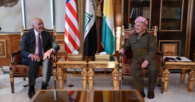 بارزاني يستقبل مبعوث الرئيس ترامب لشؤون سوريا والسفير الأمريكي في تركيا