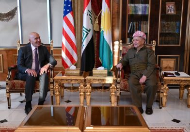 بارزاني يستقبل مبعوث الرئيس ترامب لشؤون سوريا والسفير الأمريكي في تركيا