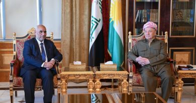 مسعود بارزانی يستقبل وفداً رفيعاً من حزب الدعوة العراقي