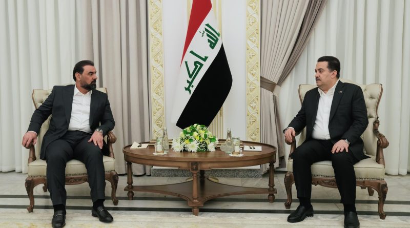 السوداني يستقبل رئيس مجلس النواب السوداني يستقبل رئيس مجلس النواب