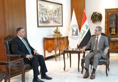 رئيس مجلس القضاء الأعلى يستقبل محافظ صلاح الدين المنتخب