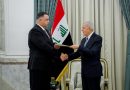 رئيس الجمهورية يستقبل هيثم الزهوان ويسلمه مرسوم تعيينه محافظا لصلاح الدين