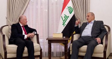 اياد علاوي يستقبل سفير استراليا لدى العراق