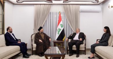 اياد علاوي يستقبل السيد عمار الحكيم