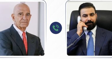 رئيس الوزراء المكلف علي فالح الزيدي يتلقى اتصالاً هاتفياً من المبعوث الأمريكي