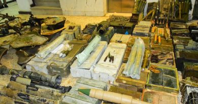 عملية أمنية في بغداد تسفر عن إلقاء القبض على متهمين اثنين وضبط أسلحة وأموال عائدة الى المتهم ( اسماعيل المكنى ابو درع)