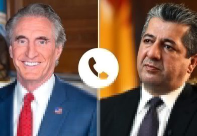 مسرور بارزاني ووزير الداخلية الأمريكي يبحثان سبل تعزيز العلاقات الثنائية وأوضاع المنطقة