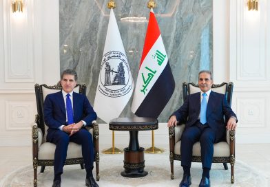 زيدان يلتقي نجيرفان بارزاني