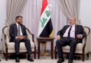 اياد علاوي يستقبل محافظ النجف