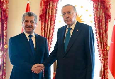 مسرور بارزاني يجتمع برئيس الجمهورية التركية في إسطنبول