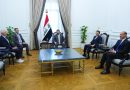 الزيدي يستقبل رئيسي اللجنة الأولمبية واتحاد الكرة