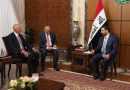 الزيدي يناقش مع باراك تنفيذ خطط نزع السلاح وحل جميع الجماعات والتشكيلات المسلحة العاملة خارج سلطة الدولة