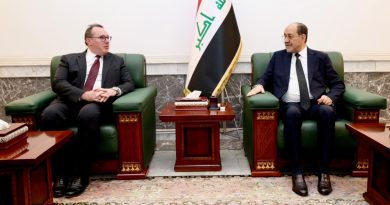المالكي يستقبل القائم بأعمال سفارة الولايات المتحدة