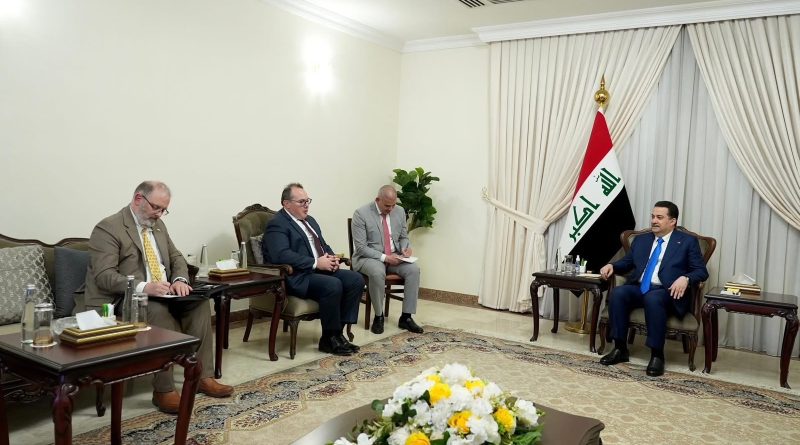رئيس ائتلاف الإعمار والتنمية يبحث مع القائم بالأعمال الأمريكي العلاقات الثنائية وملفات الطاقة والاستثمار رئيس ائتلاف الإعمار والتنمية يبحث مع القائم بالأعمال الأمريكي العلاقات الثنائية وملفات الطاقة والاستثمار