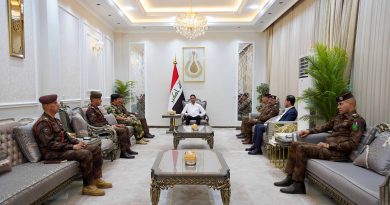 الدخيل يبحث مع قائد حدود المنطقة السادسة سبل تأمين حدود نينوى