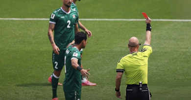العراق يتلقى عقوبة مالية ودولية خلال مشاركته ببطولة كأس العالم اثر فرض بطاقات انضباطية