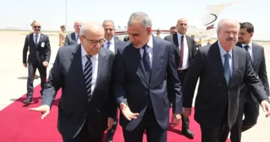 رئيس الوزراء اللبناني نوّاف سلام يصل إلى بغداد رئيس الوزراء اللبناني نوّاف سلام يصل إلى بغداد