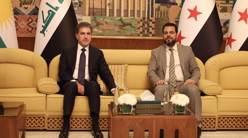 رئيس إقليم كردستان نيجيرفان بارزاني يصل إلى دمشق رئيس إقليم كردستان نيجيرفان بارزاني يصل إلى دمشق