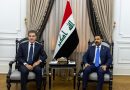 بارزاني: الاجتماع الذي عقد مع رئيس الوزراء علي الزيدي كان مثمراً
