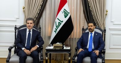 بارزاني: الاجتماع الذي عقد مع رئيس الوزراء علي الزيدي كان مثمراً