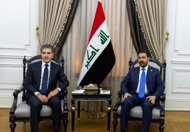 بارزاني: الاجتماع الذي عقد مع رئيس الوزراء علي الزيدي كان مثمراً